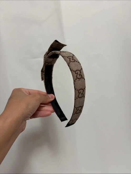 Upcycled Gucci Logo Headband main image 4